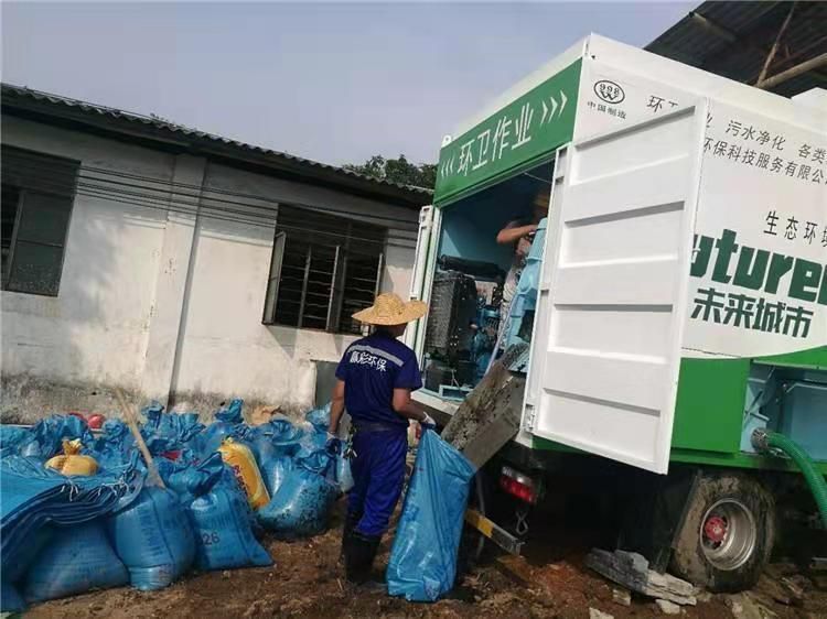 通辽工业污泥压干处理